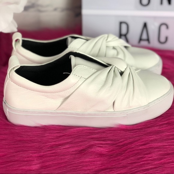 Rebecca Minkoff Nicole Knot White Sneaker - Picture 5 of 8